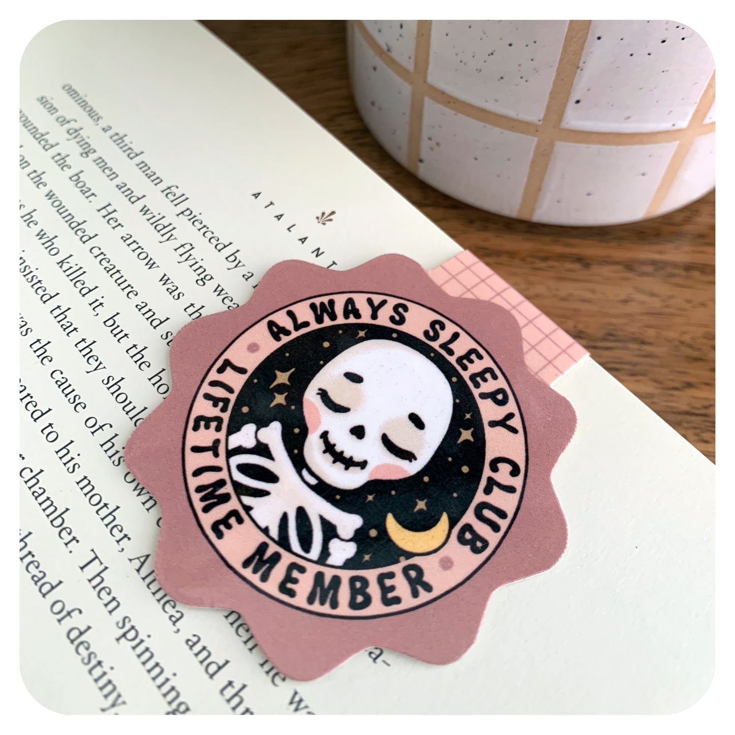 Always Sleepy Club-Magnetic Bookmark