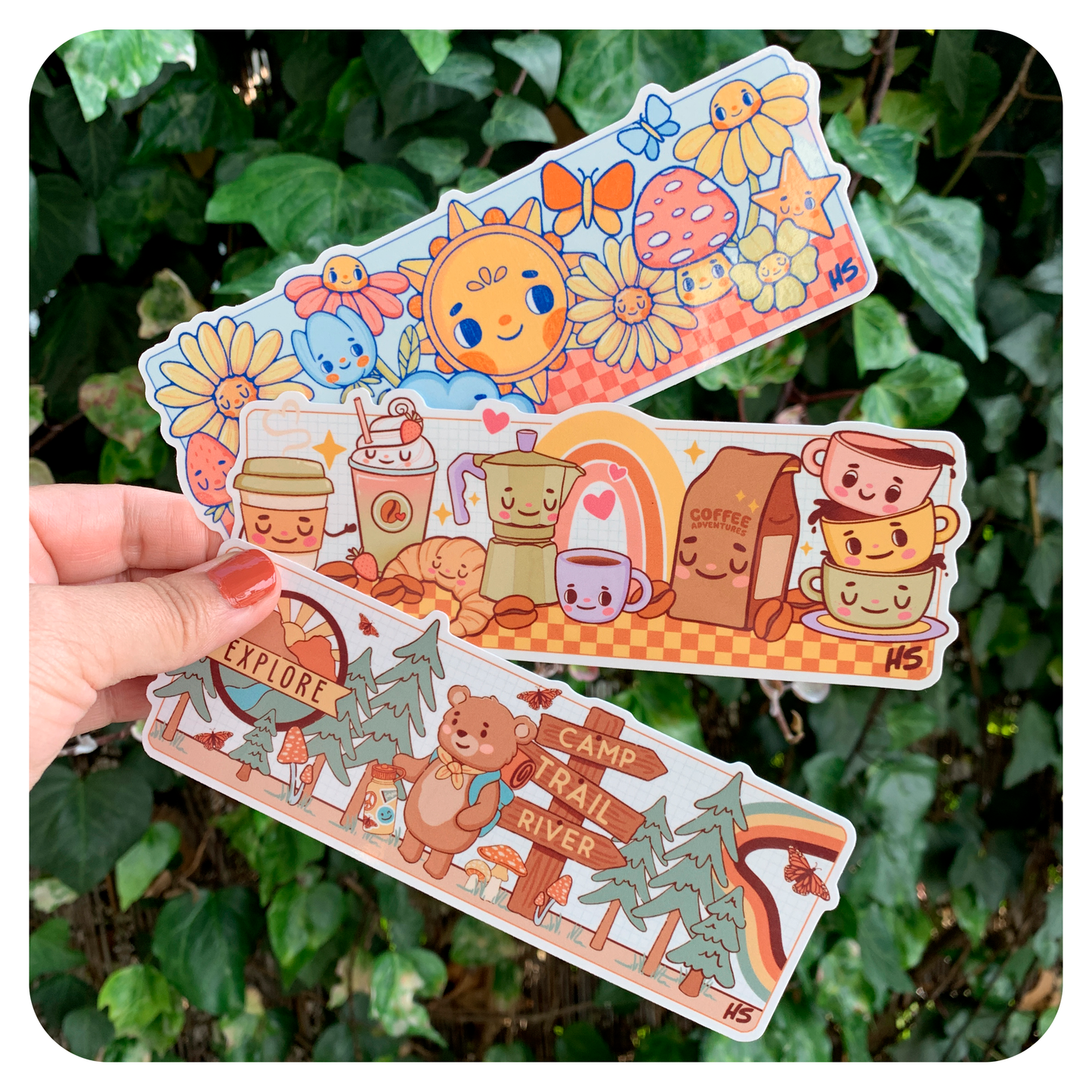 Take a Hike Die Cut Bookmark