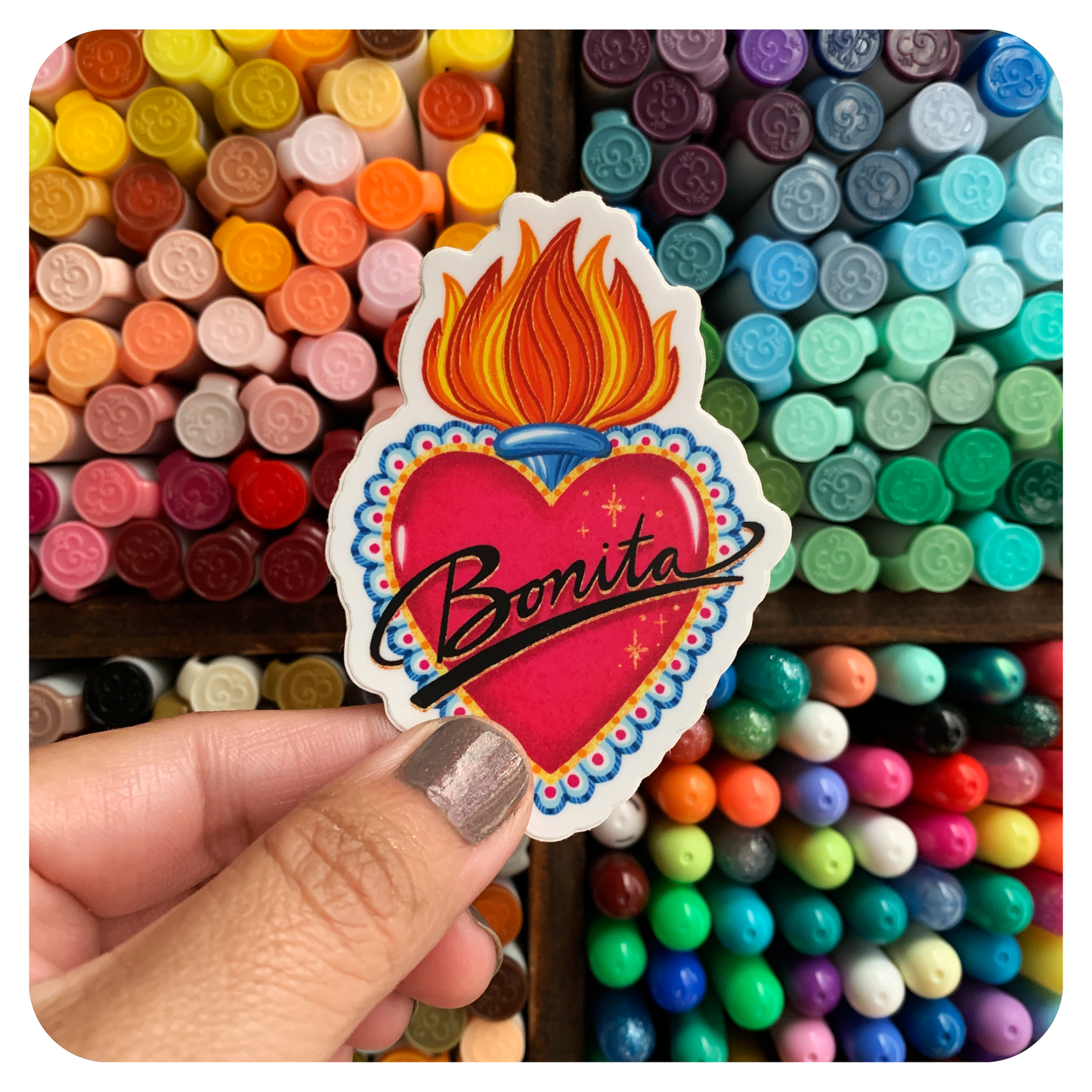 Bonita Heart - Vinyl Sticker