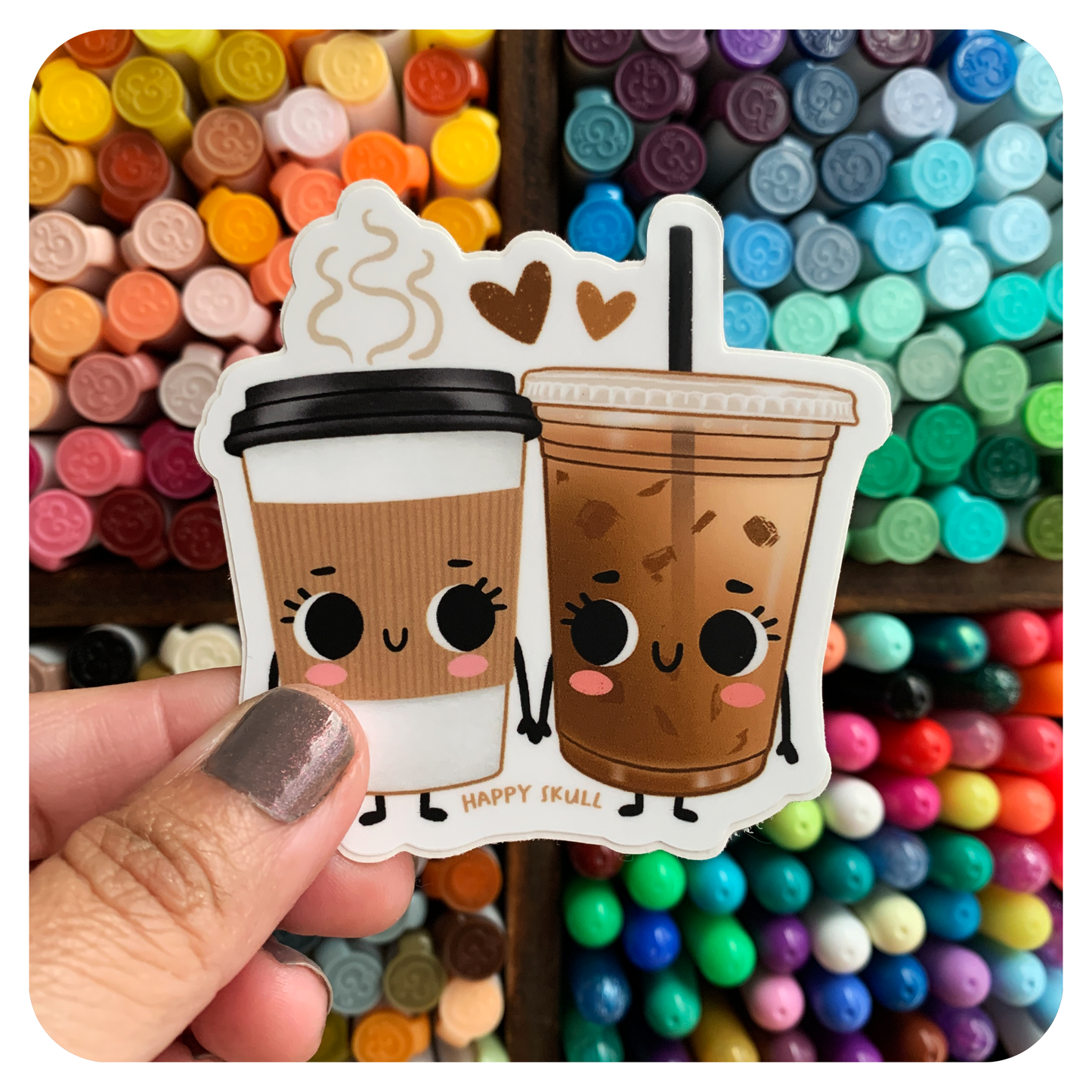 Coffee Shop Buddies - Vinyl Sticker
