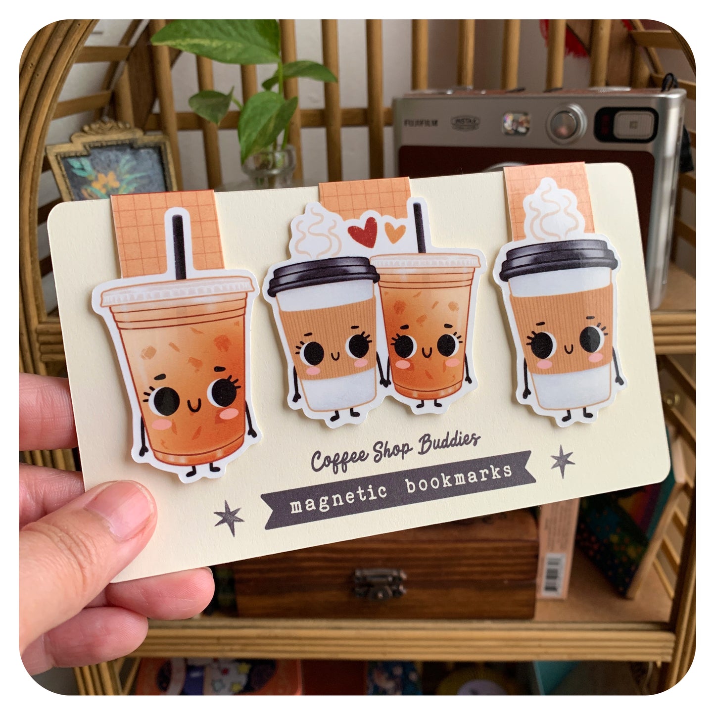 Coffee Shop Buddies - Magnetic Bookmark Set