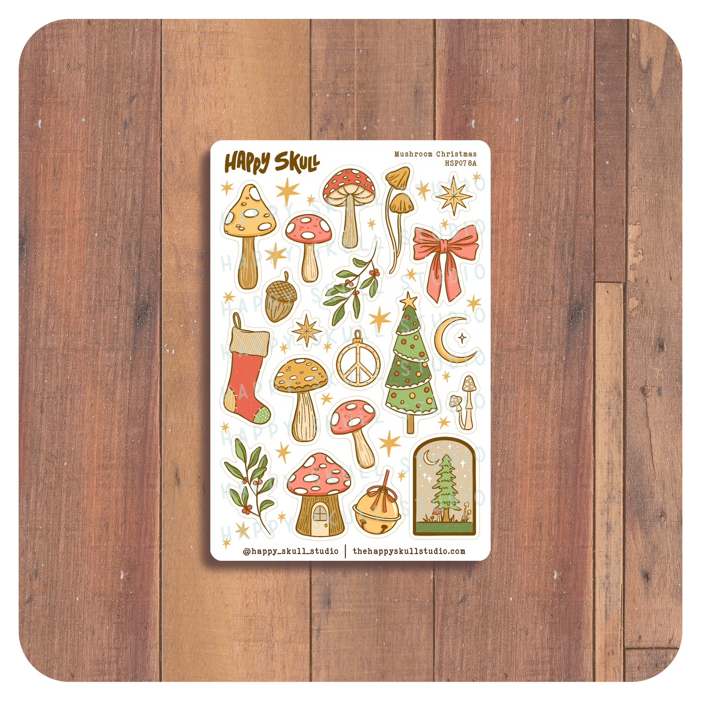 HS078 Mushroom Christmas