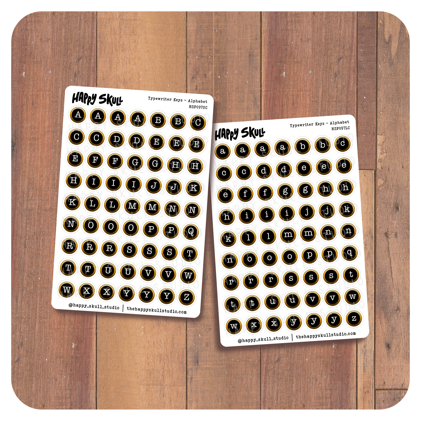 HS097 Typewriter Keys-Aphabet