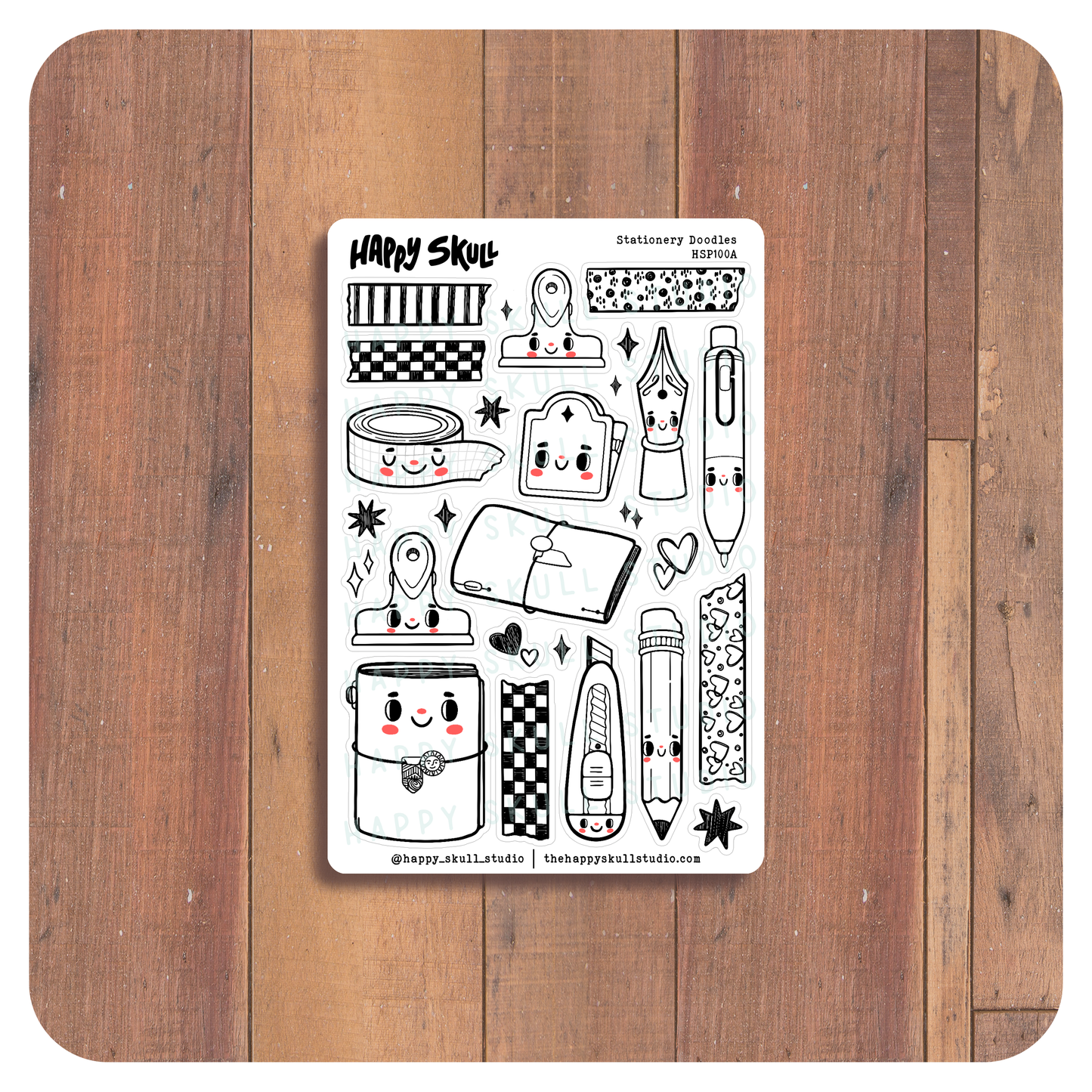 HS100 Stationery Doodles