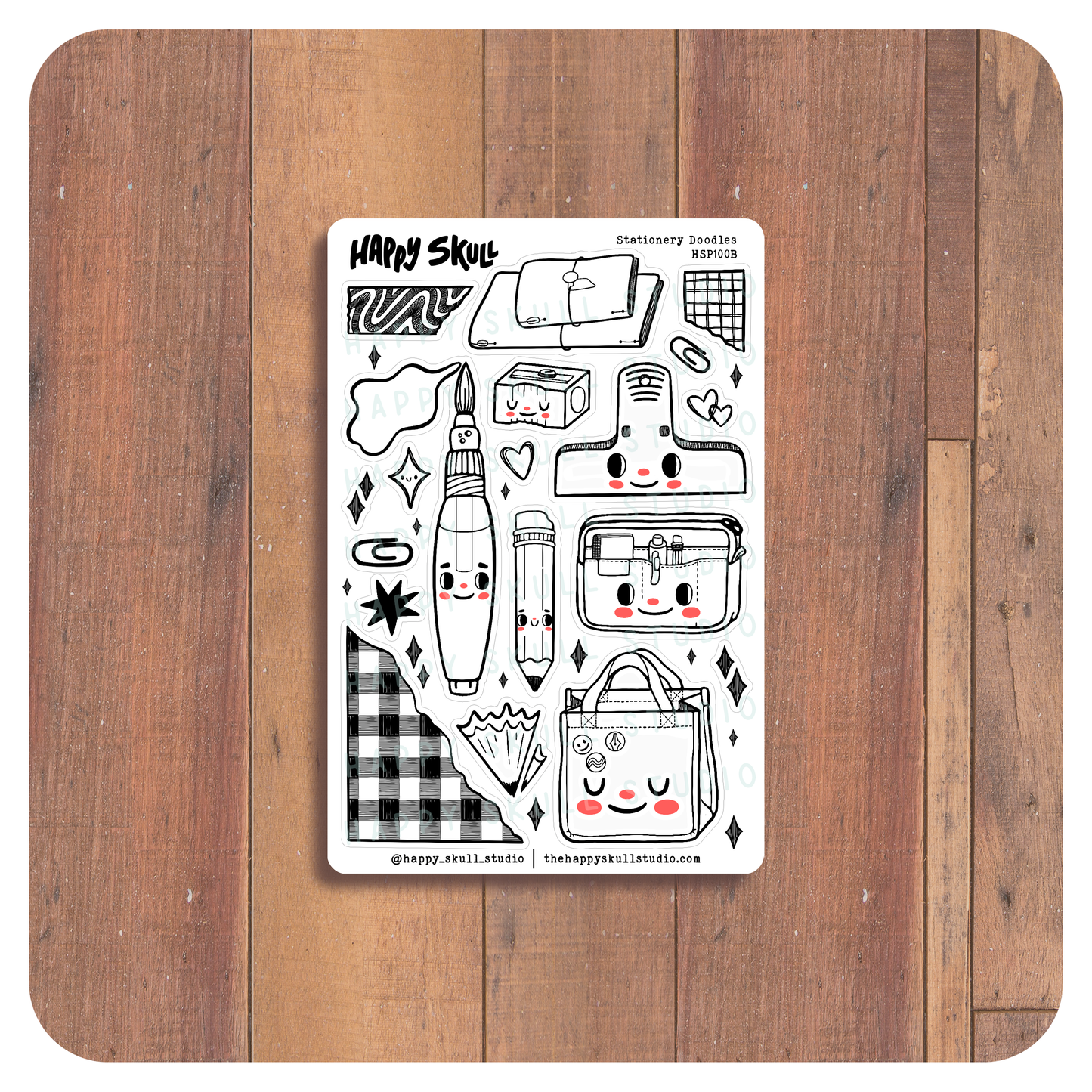 HS100 Stationery Doodles