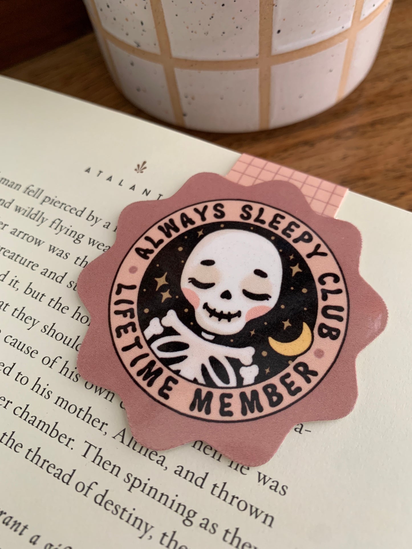 Always Sleepy Club-Magnetic Bookmark