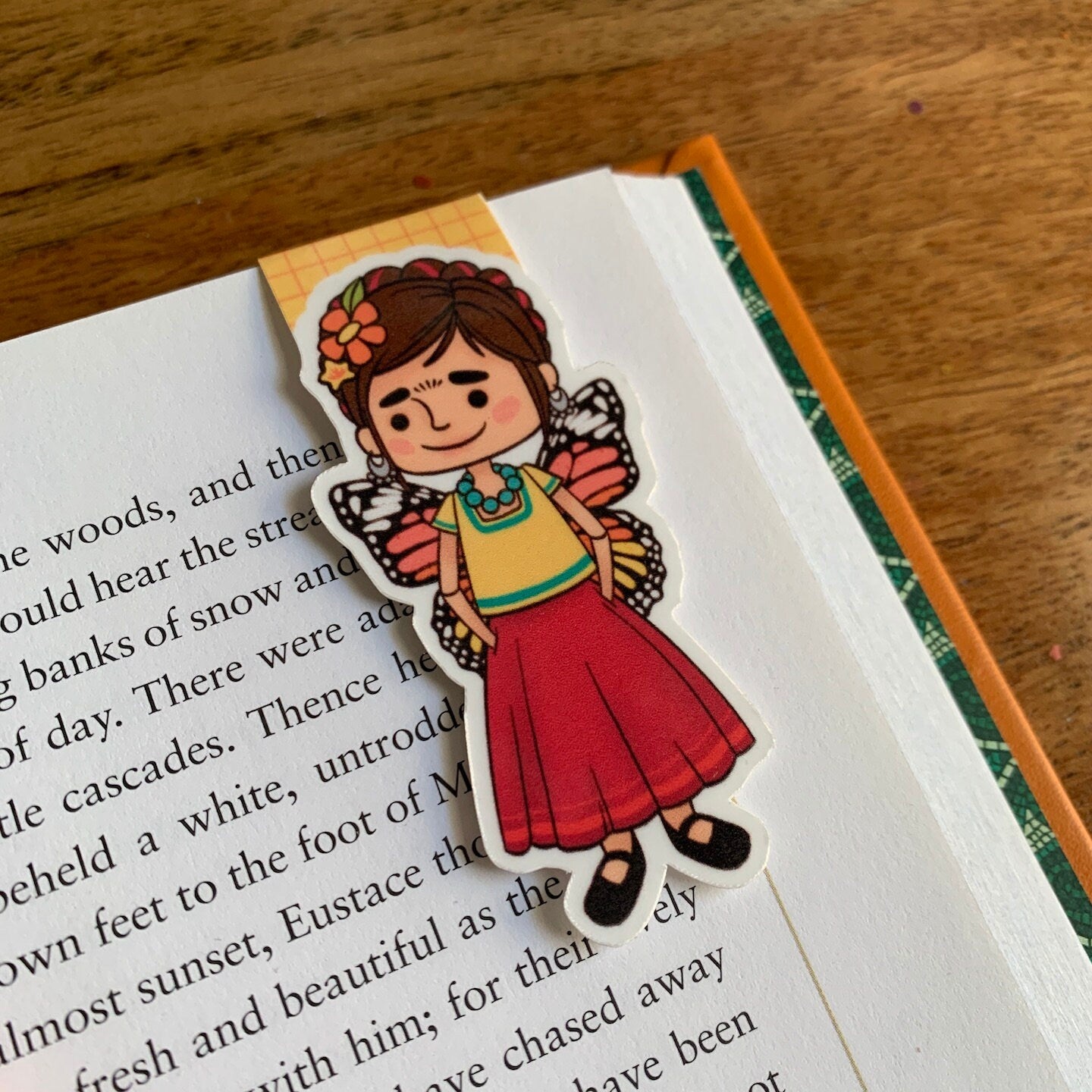 Butterfly Frida Magnetic Bookmark