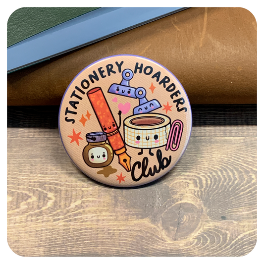 Stationery Hoarders - Pin