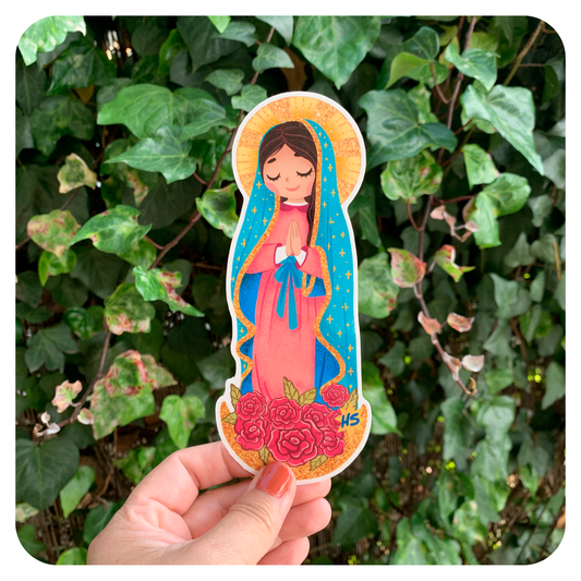 Virgencita Die Cut Bookmark