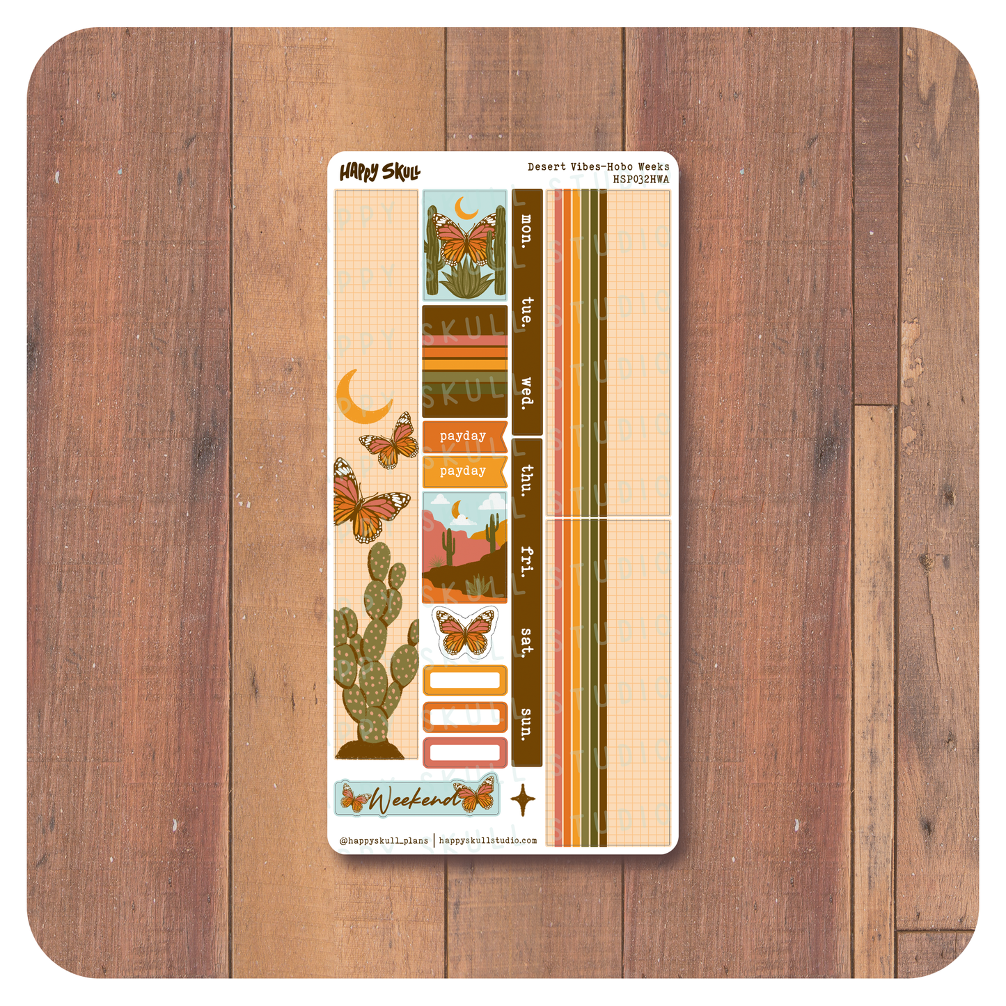 HS032HW Desert Vibes-Hobo Weeks