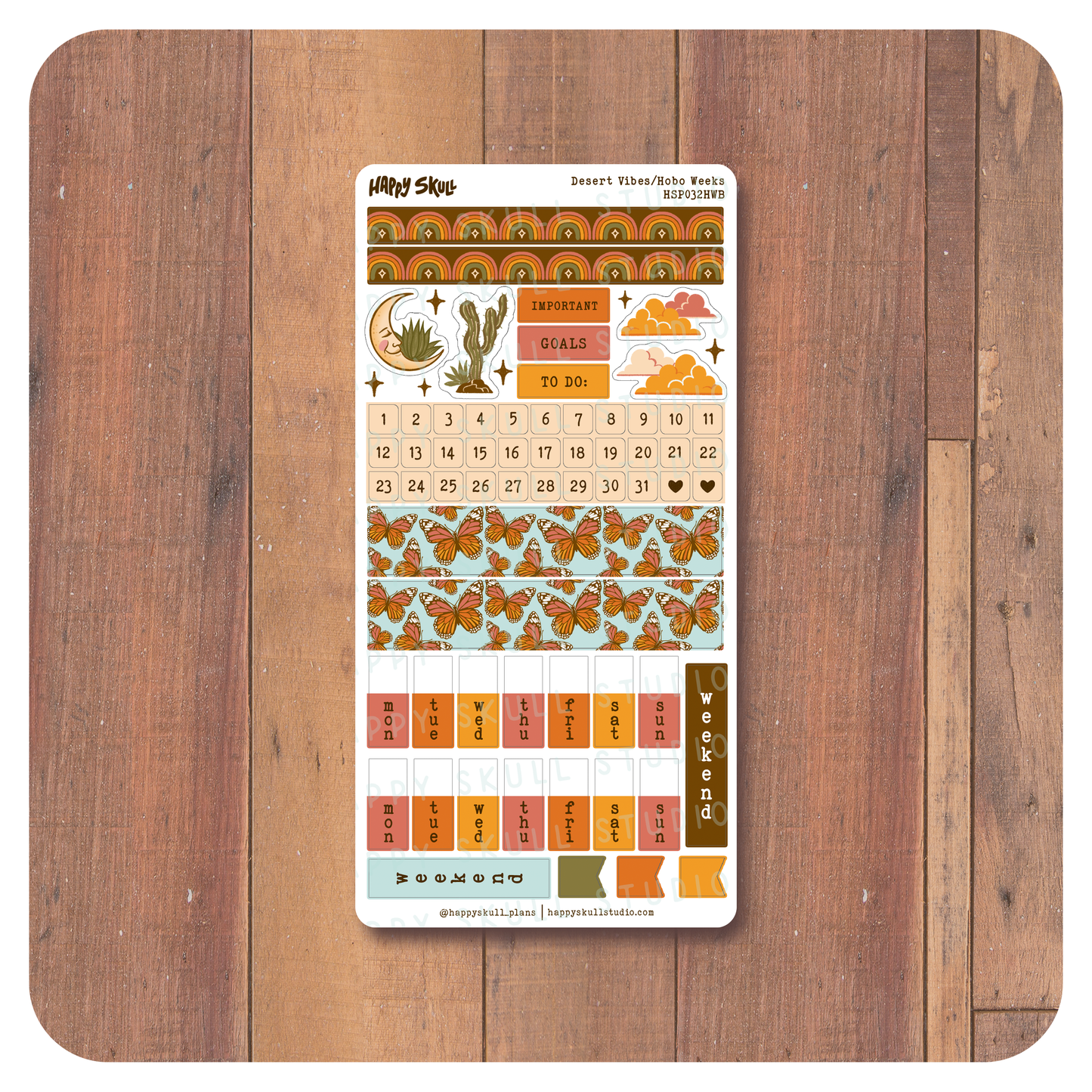 HS032HW Desert Vibes-Hobo Weeks
