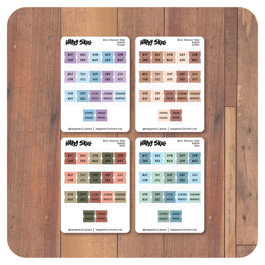 HSP081 Mini Planner Tabs