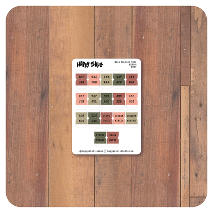 HSP081 Mini Planner Tabs