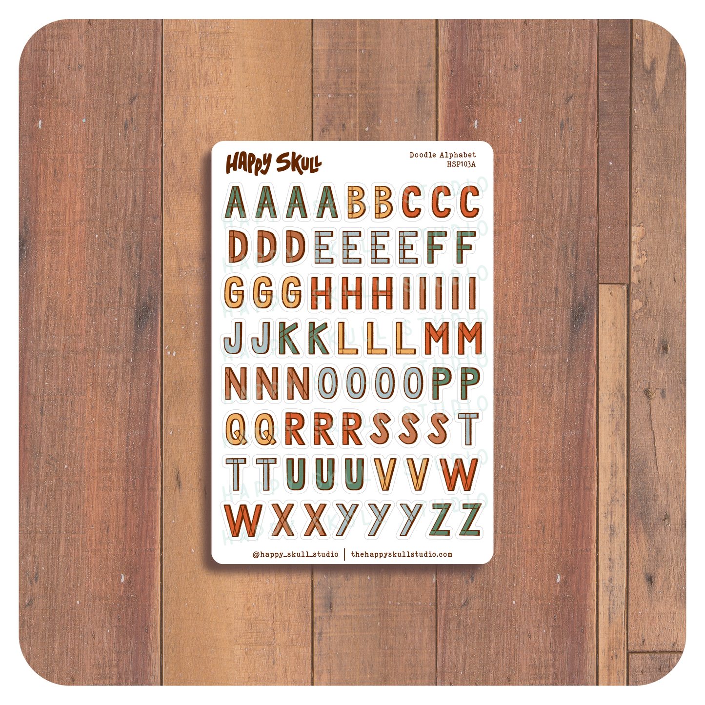 HS103 Doodle Alphabet