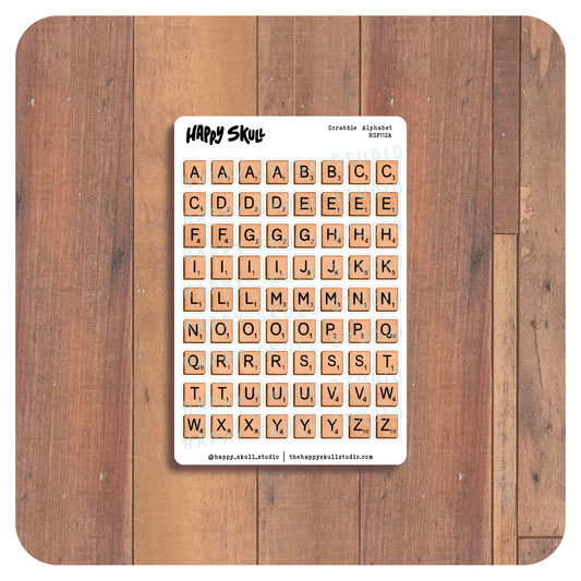 HSP112 Scrabble Alphabet
