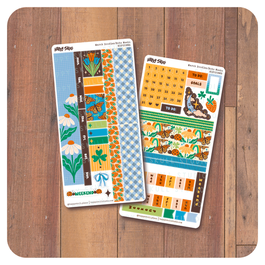 HS120HW March Doodles-Hobo Weeks