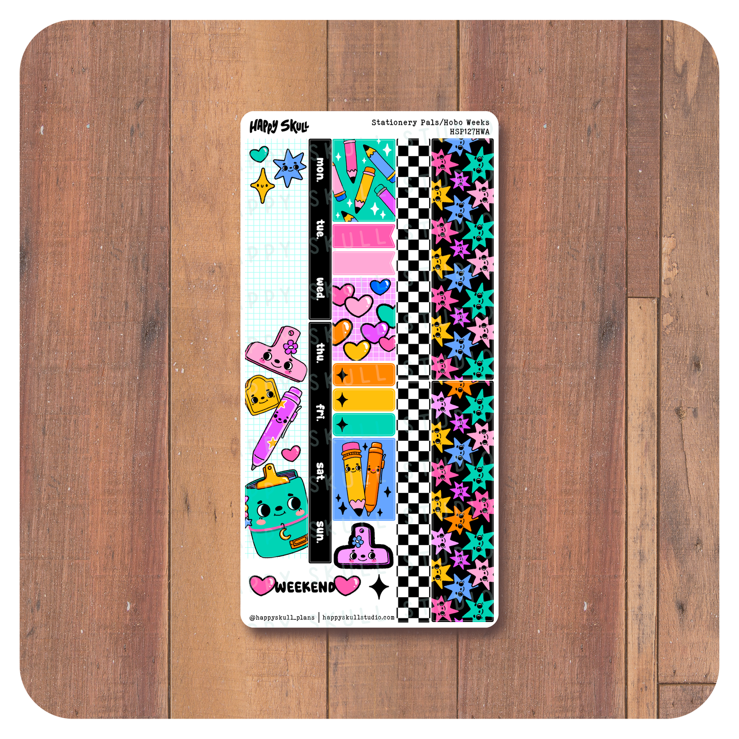 HS127HW Stationery Pals-Hobo Weeks