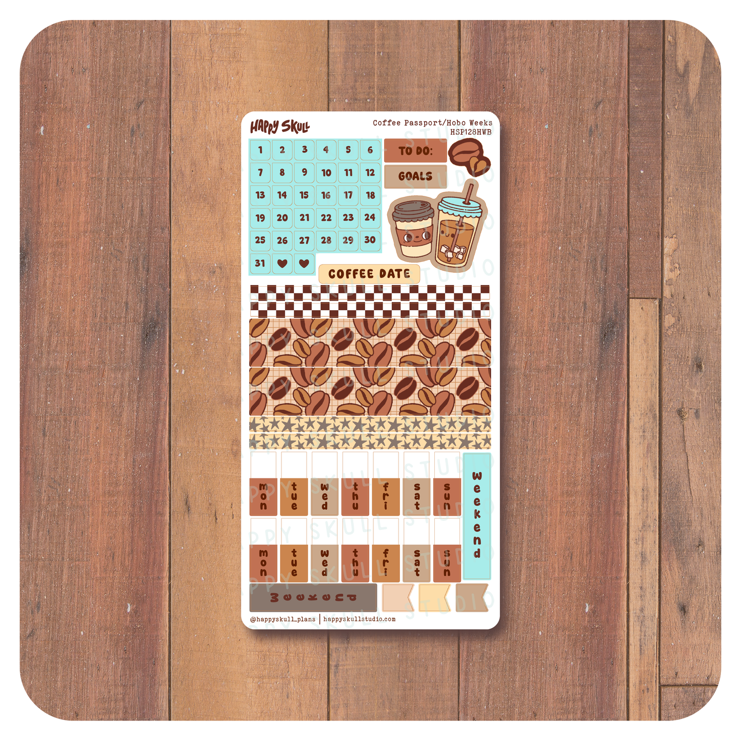HS128HW Coffee Passport-Hobo Weeks